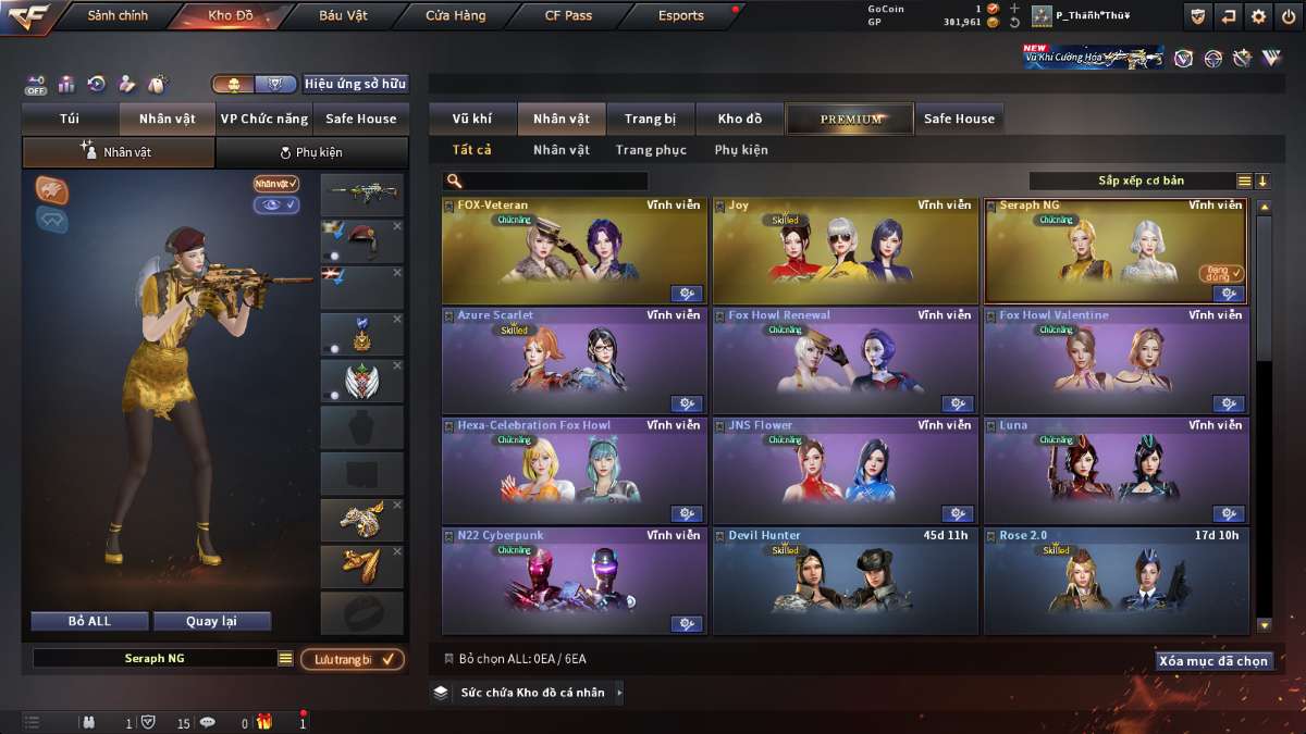 shop acc cf uy tin gia re